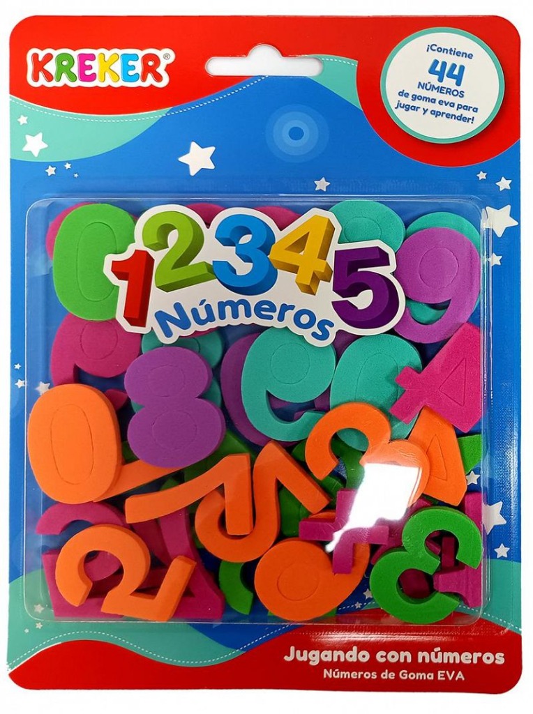 JUGANDO CON LOS NUMEROS 44 pzas. KREKER